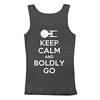 Keep Calm and Boldly Go_Men's Tank Top