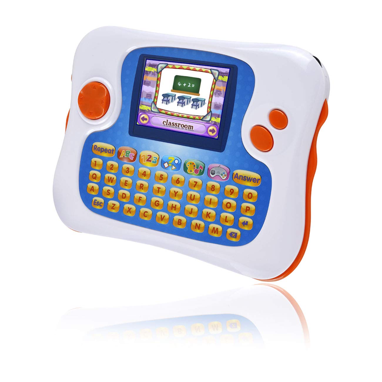 Kids Tablet,English-Spanish Bilingual Learning Tablet for Kids, Educational Toy with 104 Learning Apps/Games,Support TV Out Function,Great Choice for Preschool Toddlers Babies Early Education