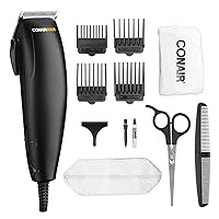 ConairMAN Dual Voltage, Hair Clippers for Men, 12-piece Hair Clipper, Great for Travel