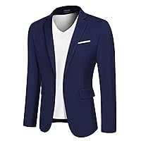 COOFANDY Men's Slim Fit Casual Blazers Lightweight Sport Coats One Button Suit Jackets