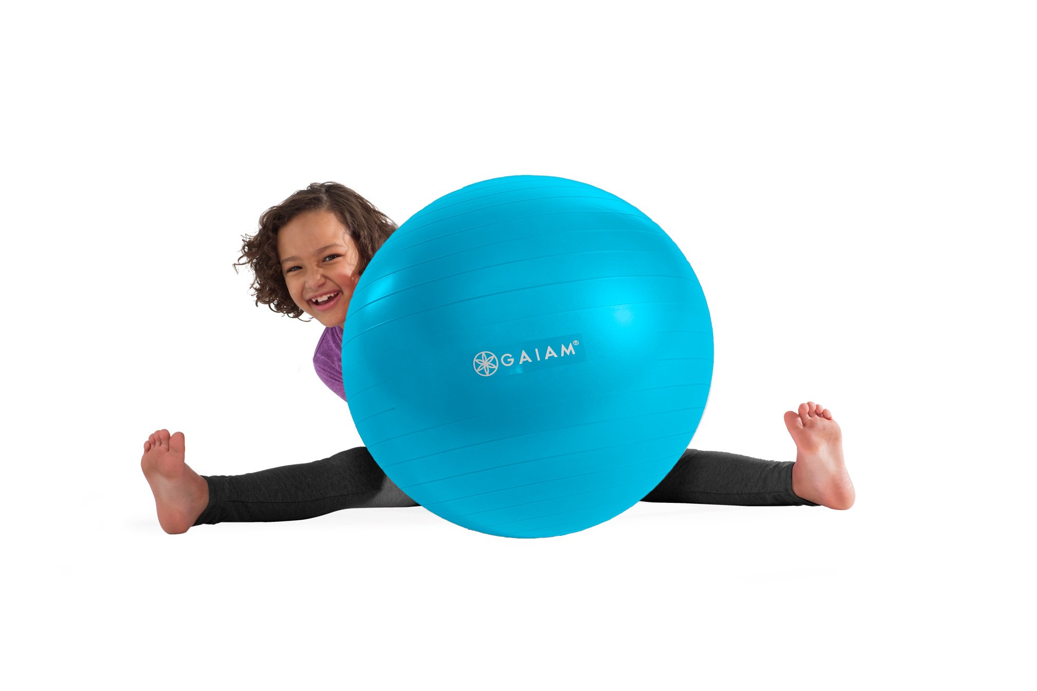 Gaiam Kids Balance Ball - Exercise Stability Yoga Ball, Kids Alternative Flexible Seating for Active Children in Home or Classroom (Satisfaction Guarantee), 45cm