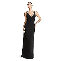 HALSTON Women's Alivia Gown in Stretch Crepe