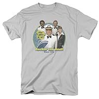The Love Boat 80's CBS TV Series Rockin The Boat Adult T-Shirt Tee Silver