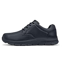 Shoes for Crews Saloon II, Men's Slip Resistant Work Shoes, Water Resistant, Black
