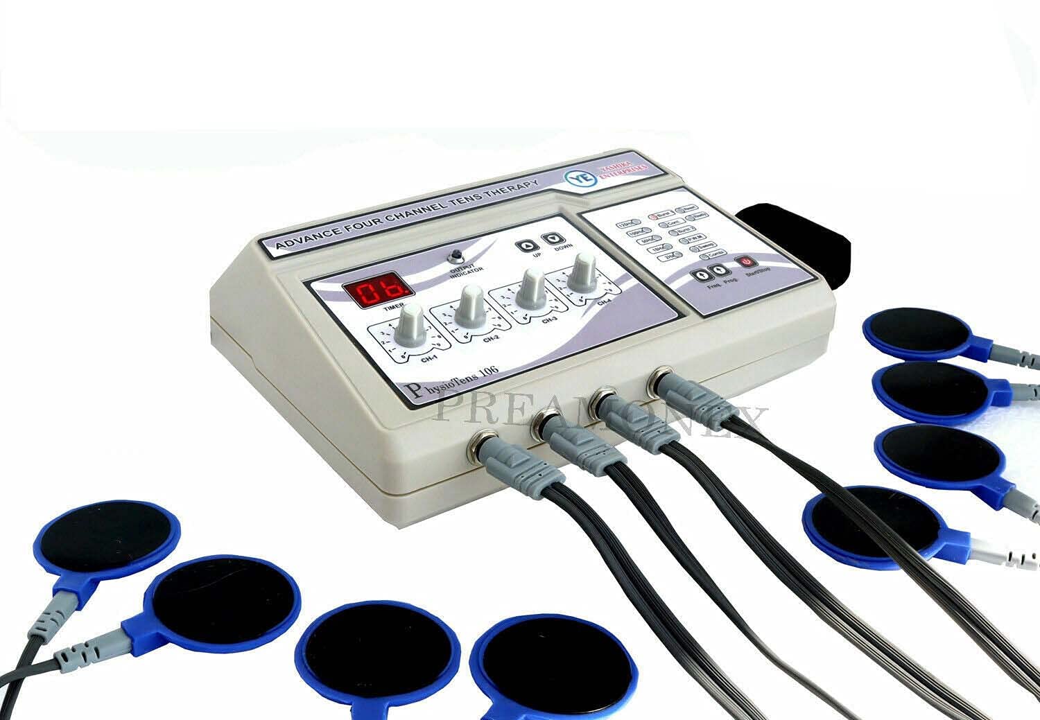 4 Channel Improved Compact Physiotherapy Electrotherapy Machine by RAZIX ENTERPRISES