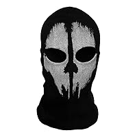  greitenty Cod Ghost Mask MW2 Skull Skeleton Latex Full