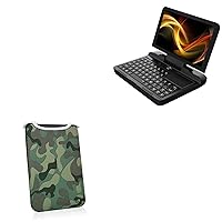 BoxWave Case Compatible with GPD MicroPC - Camouflage SlipSuit, Slim Design Camo Neoprene Slip On Pouch
