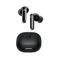 Soundcore P40i by Anker, Noise Cancelling Wireless Earbuds, Adaptive Noise Cancelling to Environments, Heavy Bass, 60H Playtime, 2-in-1 Case and Phone Stand, IPX5, Wireless Charging, Bluetooth 5.3
