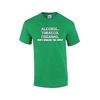 ATF Alcohol Tobacco Firearms Who's Bringing The Chips Funny Oneliner Tee Classic Humorous Tee Shirt Party Sarcastic Hilarious