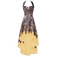 Camouflage and Lace Country Bridal Wedding Dress High Low Formal Dresses