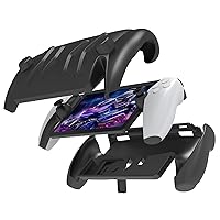 Protective Case Compatible with Playstation Portal,Hard Cover Shell and TPU Back Case with Adjustable Kickstand for PS Portal (Black)