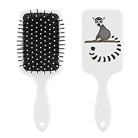 Ring Tailed Lemur Funny Air Cushion Hair Brush Unisex Everyday Massage Hairbrush Nylon Needle Bristles