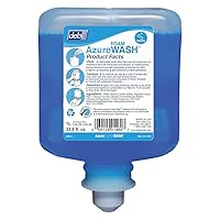 DEB-AZU1L - Deb Refresh Azure FOAM Wash 1000ml Refill, 6/CS