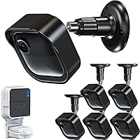 All-New Blink Outdoor Camera Wall Mount, 360° Adjustable Mount and Weather Proof Protective Housing with Blink Sync Module Outlet Mount for Blink Outdoor (4th & 3rd Gen) Camera System (Black, 5 Pack)
