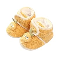 Walking Shoes for Babies Shoes Baby Boys and Girls Flat Cotton Shoes Hook Loop Warm and Best Walking Shoes for Babies