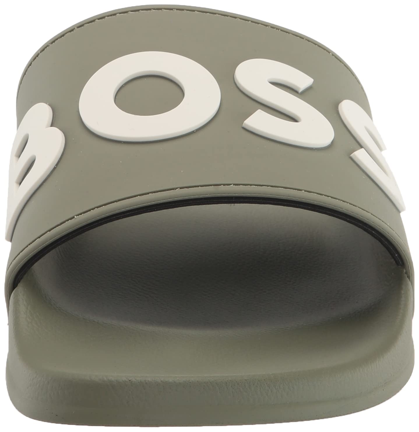 BOSS Men's Kirk Bold Logo Rubber Slide Sandal