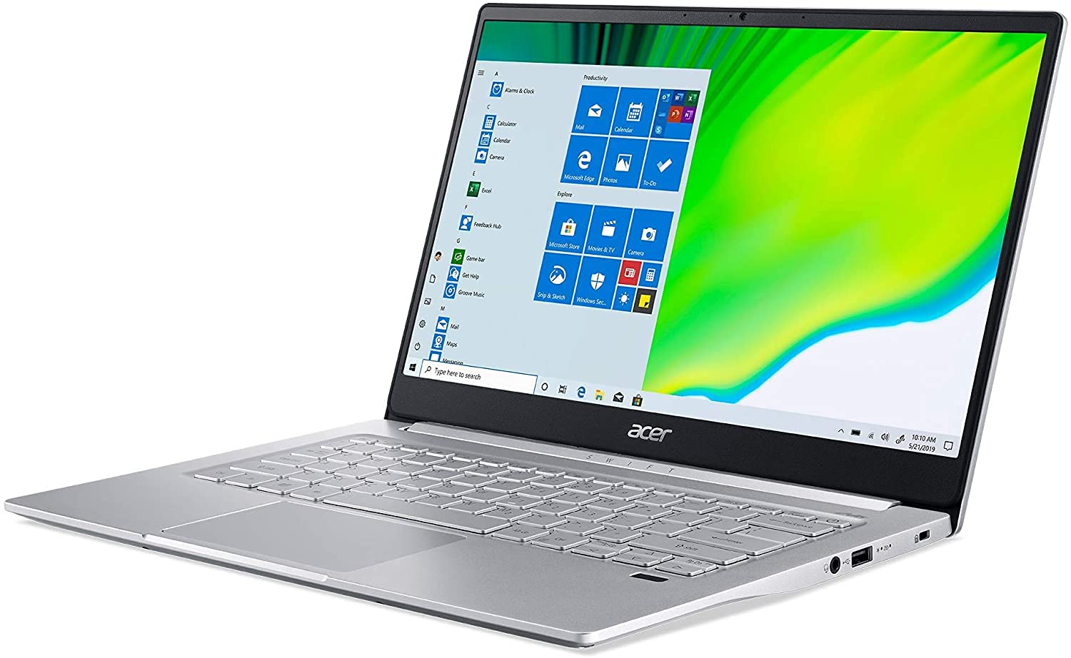 acer Swift 3 14 Laptop 2022 14” FHD 1920 x 1080 Display Intel Core i5-1135G7, 4-core, Intel Iris Xe Graphics, 8GB LPDDR4, 4TB SSD, Backlit Keyboard, FP, Wi-Fi 6, Bluetooth 5, Windows 11 Pro Silver