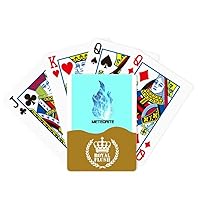Cosc Space Blue Flame Meteor Royal Flush Poker Playing Card Game