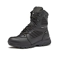 MAGNUM 6 or 8 Inch Waterproof Tactical Boots for Men, Military Work Boots Men, Brown or Black Boots, Lace Up or Side Zipper Duty Boots, Botas de Trabajo Para Hombre