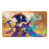 Ultra Pro - Commander Series #2: Allied - Sythis Stitched Playmat for Magic: The Gathering, Custom Gaming Card Game Play Area Playmat Surface Accessory
