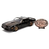 Smokey and The Bandit 1:24 1977 Pontiac Firebird Trans Am Die-cast Car & Belt Buckle, Toys for Kids and Adults