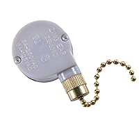 ZE-208D Pull Chain Speed Control Switch For Zing Ear 3 Speed 8 Wire Fan Repairment Replacement Repair Replace Accessories