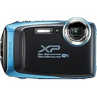 Fujifilm FinePix XP120 - Sky Blue FinePix XP130 Waterproof Digital Camera, 2.78