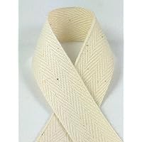 Schiff Ribbons 922-1 100-Yard Cotton Twill Tape Ribbon, 1-Inch, Natural