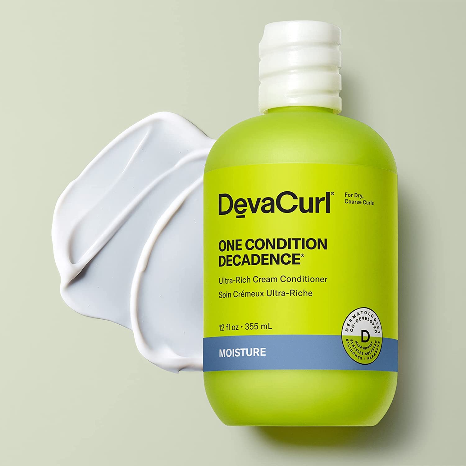 DevaCurl One Condition Decadence Ultra-Rich Cream Conditioner | Fights Tangles | Controls Frizz | Maintains Shine