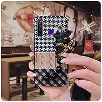 Lulumi-Phone Case for Oppo Realme5 Pro/Realme Q, Back Cover Cartoon Anti-Knock Simplicity Skin-Friendly Feel Black Pearl Pendant Dirt-Resistant Waterproof Protective case Silicone