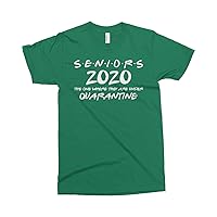 Threadrock Men's Seniors 2020 The One Under Quarantine Social Distancing T-Shirt