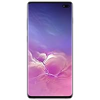 Samsung Galaxy S10+ Factory Unlocked Android Cell Phone | US Version | 1TB of Storage | Fingerprint ID and Facial Recognition | Long-Lasting Battery | Ceramic Black
