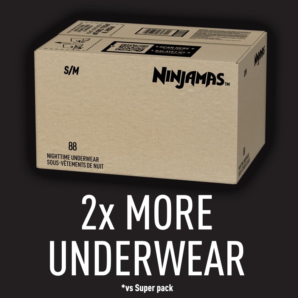 Buy Pampers Ninjamas Nighttime Bedwetting Underwear Girls Size S/M