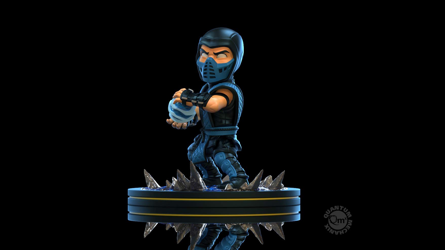 QMx Quantum Mechanix Mortal Kombat Sub-Zero Q-Fig Blue 4 inches