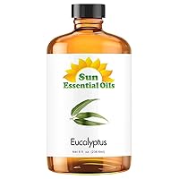 Sun Essential Oils 8oz - Eucalyptus Essential Oil - 8 Fluid Ounces