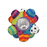 Baby Toys Colorful Bumpy Rattle Ball Baby Rattle Bell Toy Learning Developmental Toy Creative Stereo Toy for Infants Hand catching The Ball