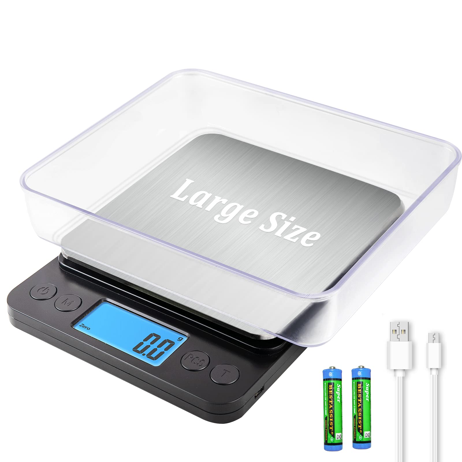 IDAODAN Smart Food Scale with Perfect Portions Nutritional Facts Display,  Food Scales Digital Weight Grams and OZ,Digital Nutrition Kitchen Scale 