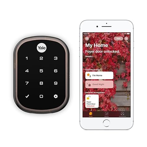 Assure Lock SL - Key Free Smart Lock with Touchscreen Keypad - Works with Apple HomeKit and Siri, Oil Rubbed Bronze