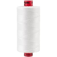 Mettler 9155-2000 Metrosene 100% Core Spun Polyester Thread, 1, 097 yd, White