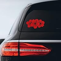 Bargain Max Decals - Hibiscus Group Sticker Decal Notebook Car Laptop 6