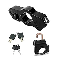 Motorcycle Throttle Lock and Mini Motorcycle Helmet Lock Fit for Motorbike Sports Bikes Scooter Mopeds ATVs