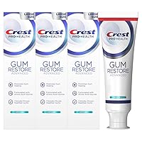 Crest Pro-Health Advanced Gum Restore Deep Clean Toothpaste 4.8 oz Pack of 3 -Anticavity, Antibacterial Flouride Toothpaste, Clinically Proven, Gum and Enamel Protection