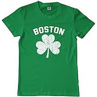 Threadrock Big Girls' Boston Shamrock Irish Pride Youth T-Shirt