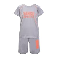 Kids Boys Soccer Basketball Jerseys Sports Shirt and Athletic Shorts 2 Piece Clothes Set Youth Sport Team Uniforms