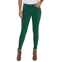 Liverpool Women's Misses Abby Ankle Skinny with Fray Hem in Serpentine