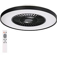Proventa Ceiling Fan with Lighting 60 W - Diameter 60 cm, Dimmable LED Ceiling Light with Fan, Warm to Neutral White Light, Energy Saving Summer and Winter Mode, Includes Remote Control