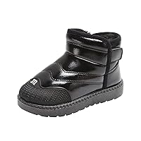 Lavish Boots Baby Shoes Toddler Boots Fashion Soft Bottom Toddler Shoes Plus Velvet Thick Non Slip Wide Boots for Girls
