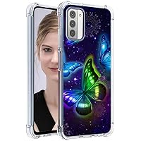 for Nokia G42 5G Case, Nokia G310 Case,PU Soft Rubber Four Corners Reinforced Anti-Fall Mobile Phone case Cover for Nokia G42 5G (Butterfly -1)