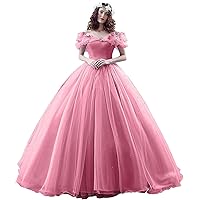 Women's Off Shoulder Quinceanera Ball Gowns Masquerade Princess Long Prom Formal Evening Party Dress