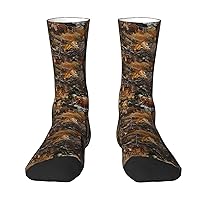 Hunting Deer Bear Deer Print Classic Adult Socks Friendship Socks Men Women'S Funny Socks Teens Boys Girls